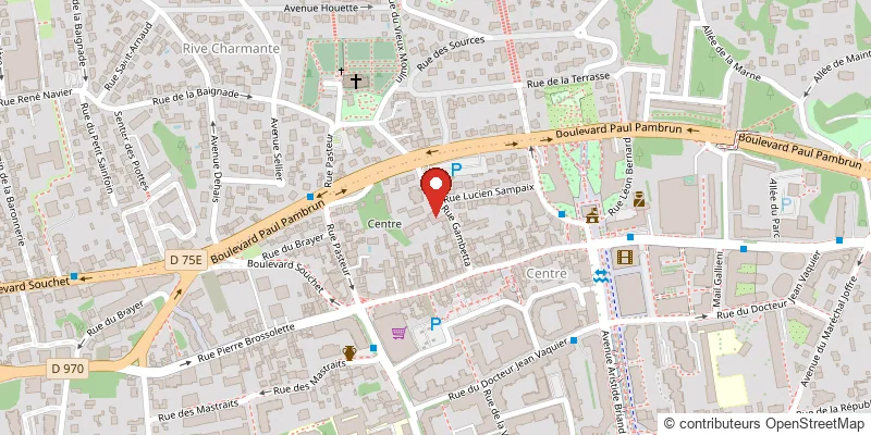 Plan d'accès : 15 Rue Gambetta, 93160 Noisy-le-Grand