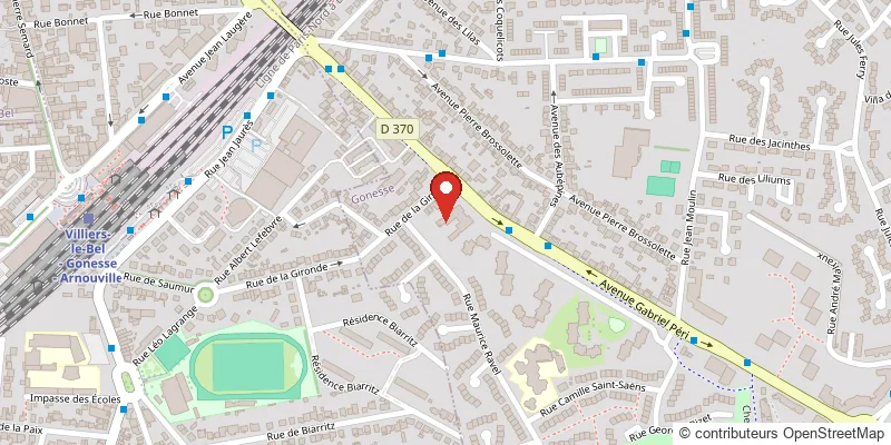 Plan d'accès : 19 avenue Gabriel Péri 95500 Gonesse