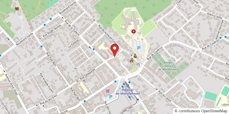 Plan d'accès : 2 rue Maryse-Bastié, 93370 Montfermeil