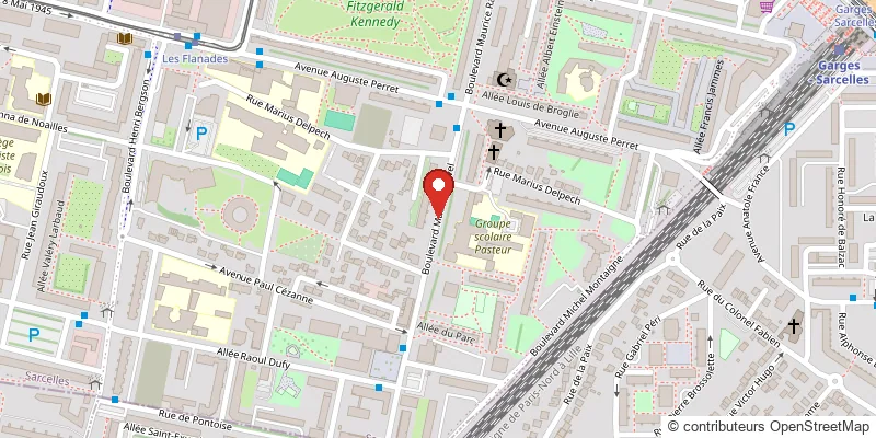 Plan d'accès : 29 Boulevard Maurice Ravel 95200, Sarcelles