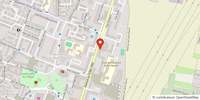 Plan d'accès : 30 avenue du 8 Mai 1945 95200 Sarcelles