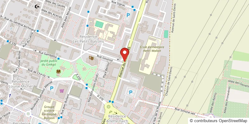 Plan d'accès : 31 bis avenue du 8 mai 1945 95200 Sarcelles