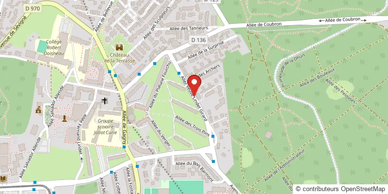 Plan d'accès : 5 allée Veuve Lindet-Girard, 93390 Clichy-Sous-Bois