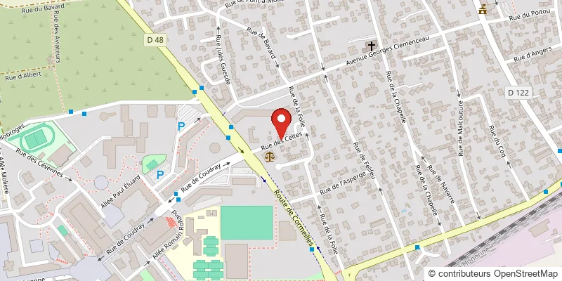 Plan d'accès : 9 rue des Celtes - 1er étage 95100 Argenteuil